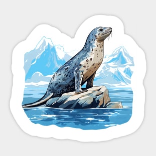 Leopard Seal Sticker